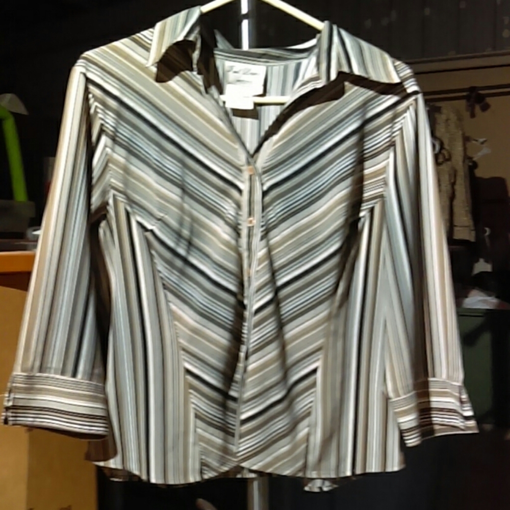 Fred David Button Down Top